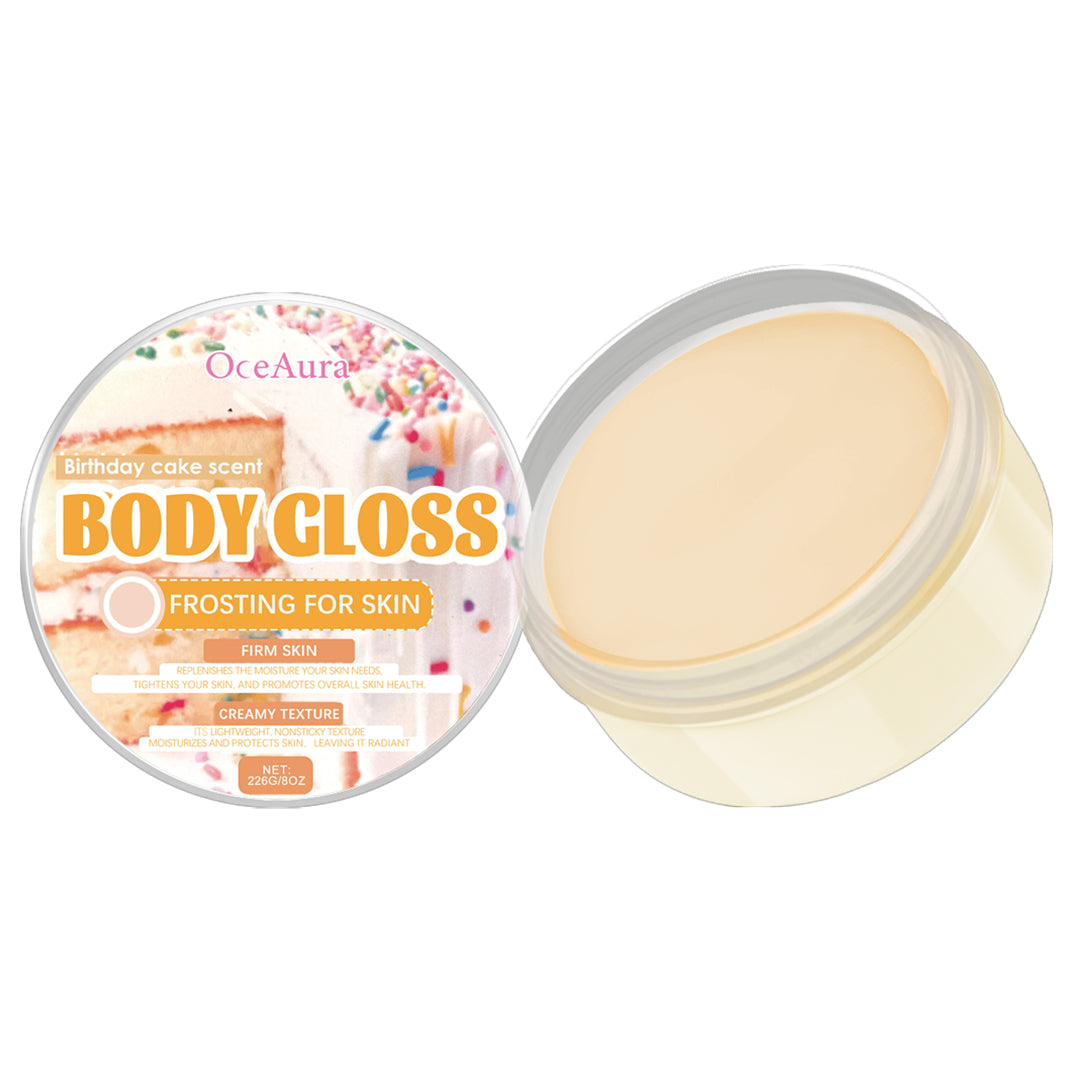 Body Gloss Frosting for Skin - Birthday Cake Scent