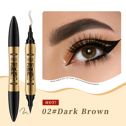 Eyeliner Eyebrow Pencil 2-in-1