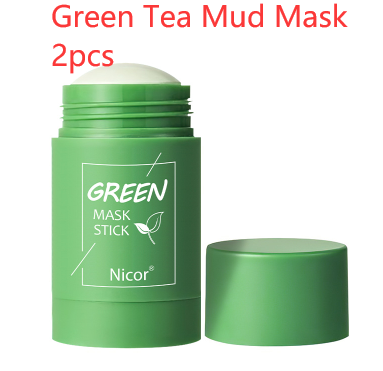 Green Tea Clay Stick Mask for Oil Control and Acne-Prone Skin