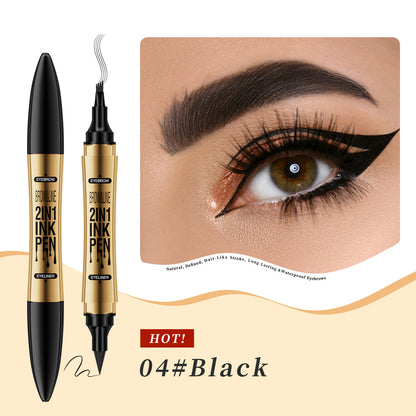 Eyeliner Eyebrow Pencil 2-in-1