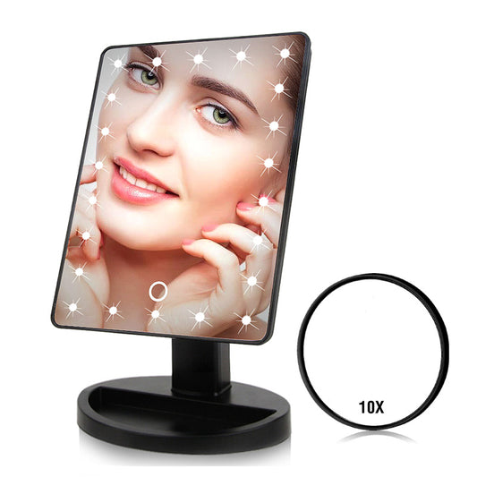 22 LED Light Touch Screen Makeup Mirror