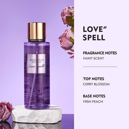 Exquisite International Fragrance: Long-lasting Body Mist for Women - SENORITAS SECRET