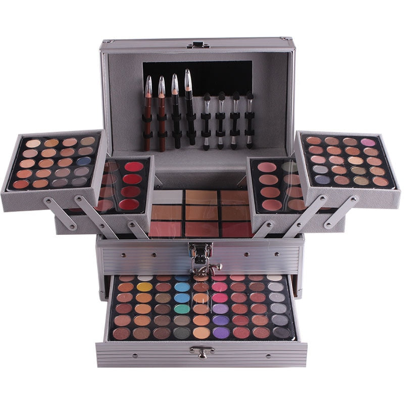 Miss Rose Makeup Artist Cosmetic Kit with Eyeshadow Palette