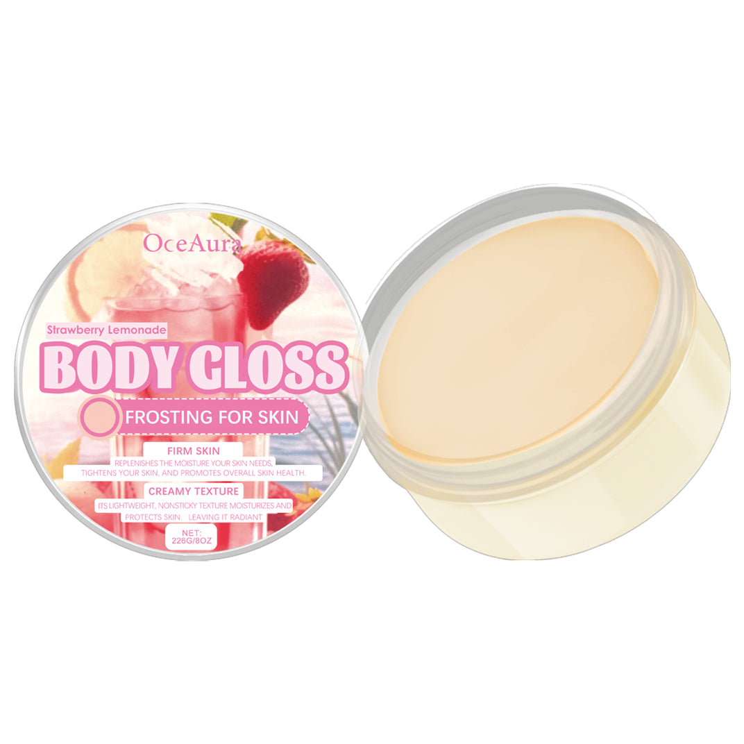 Body Gloss Frosting for Skin - Strawberry Lemonade