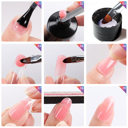 Multi-Color Solid Nail Modeling Glue