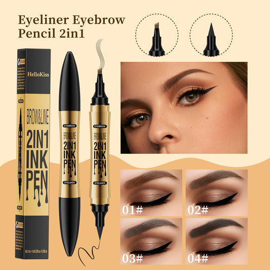 Eyeliner Eyebrow Pencil 2-in-1