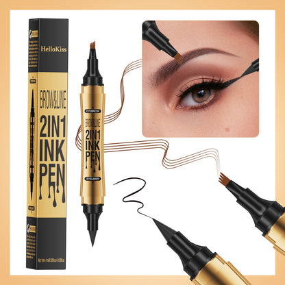 Eyeliner Eyebrow Pencil 2-in-1