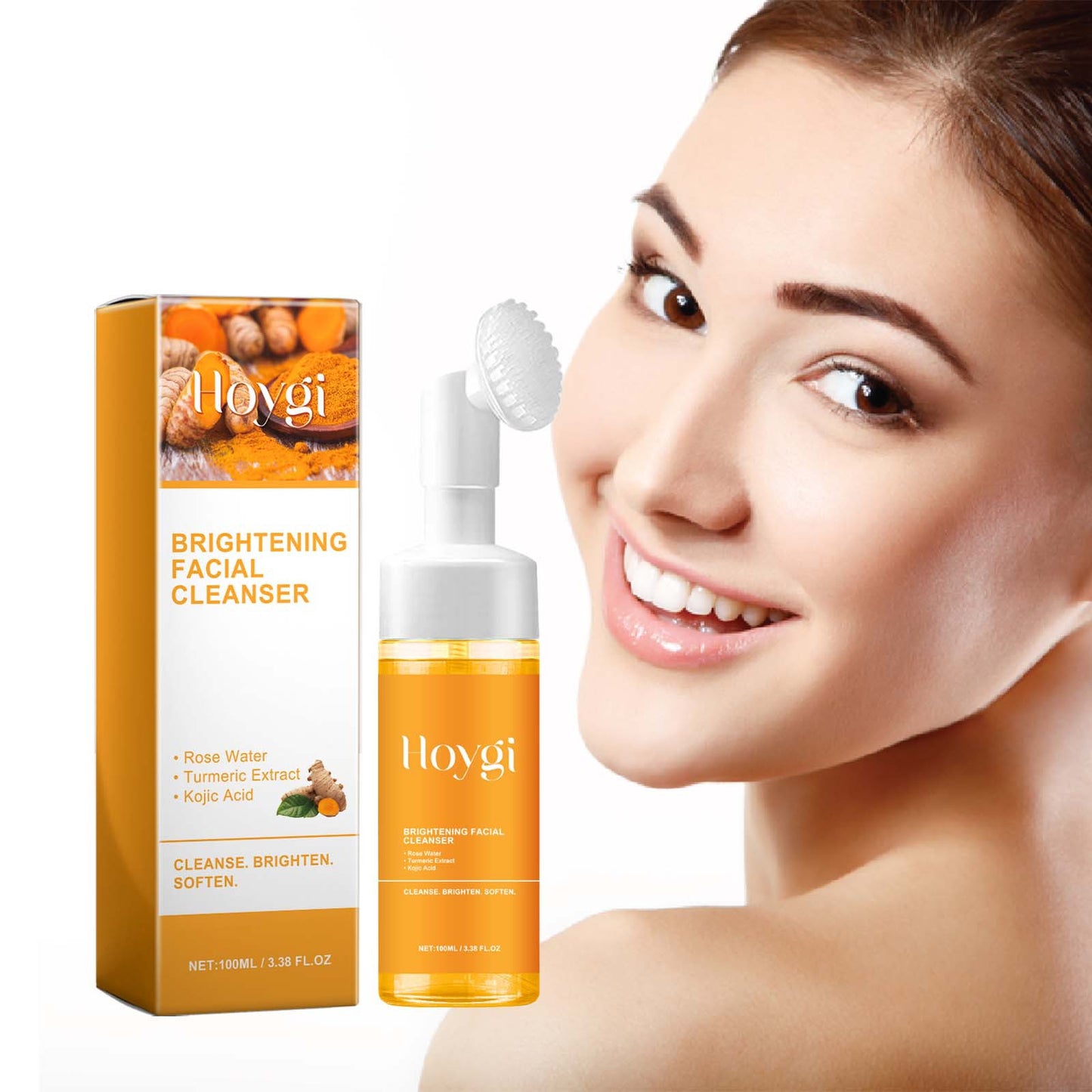 Turmeric Facial Cleanser Deep Cleansing Fade Acne Marks