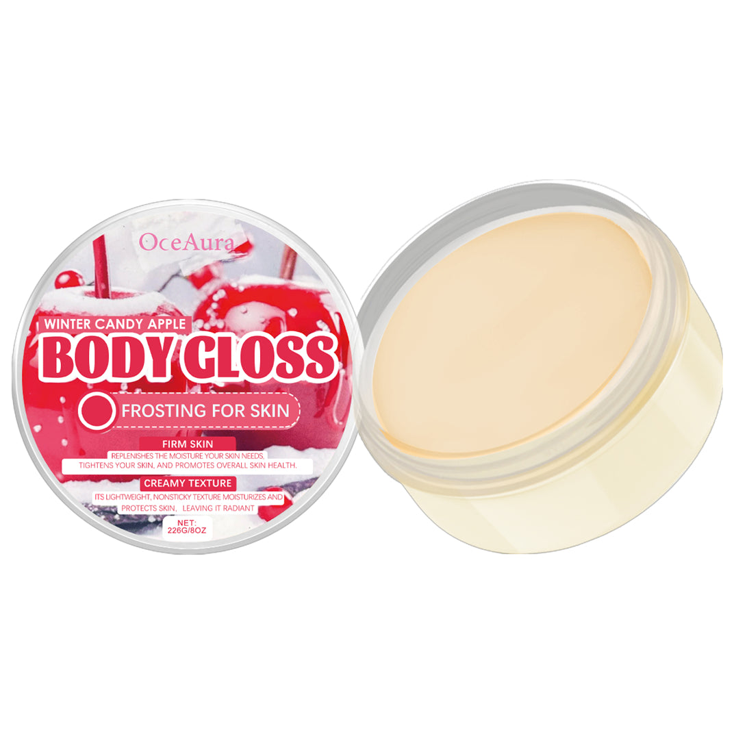 Body Gloss Frosting for Skin - Winter Candy Apple